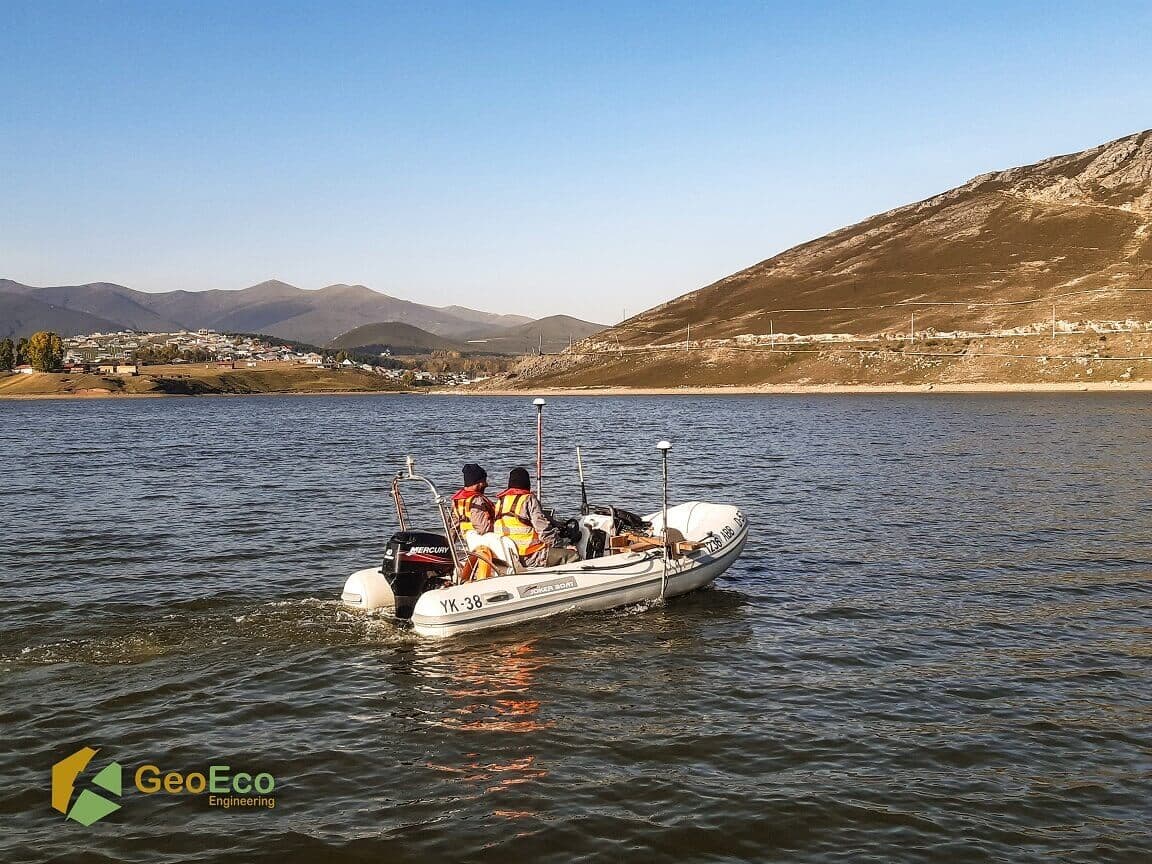 Zağalı su anbarı və ətrafında Batimetrik və Topoqrafik çəkiliş işləri